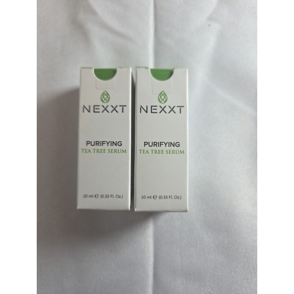 2 Pack NEXXT Beauty Miami Purifying Tea Tree Serum Reduces Skin Impurities 10ml